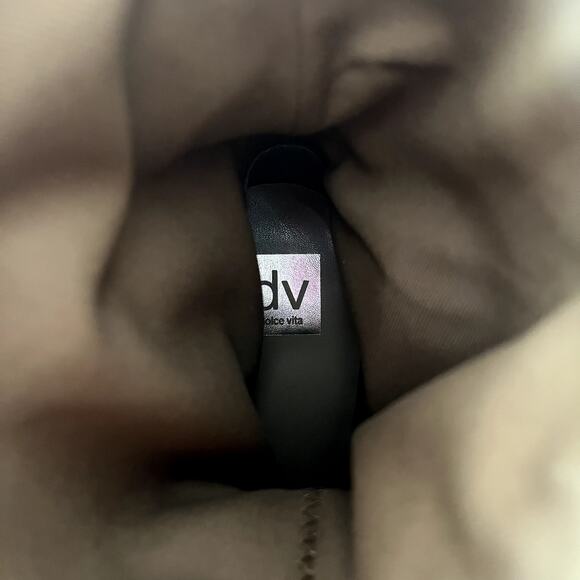 DV Dolce Vita Andres Tan Faux Leather Heeled Western Booties Size 9 - Picture 8 of 8